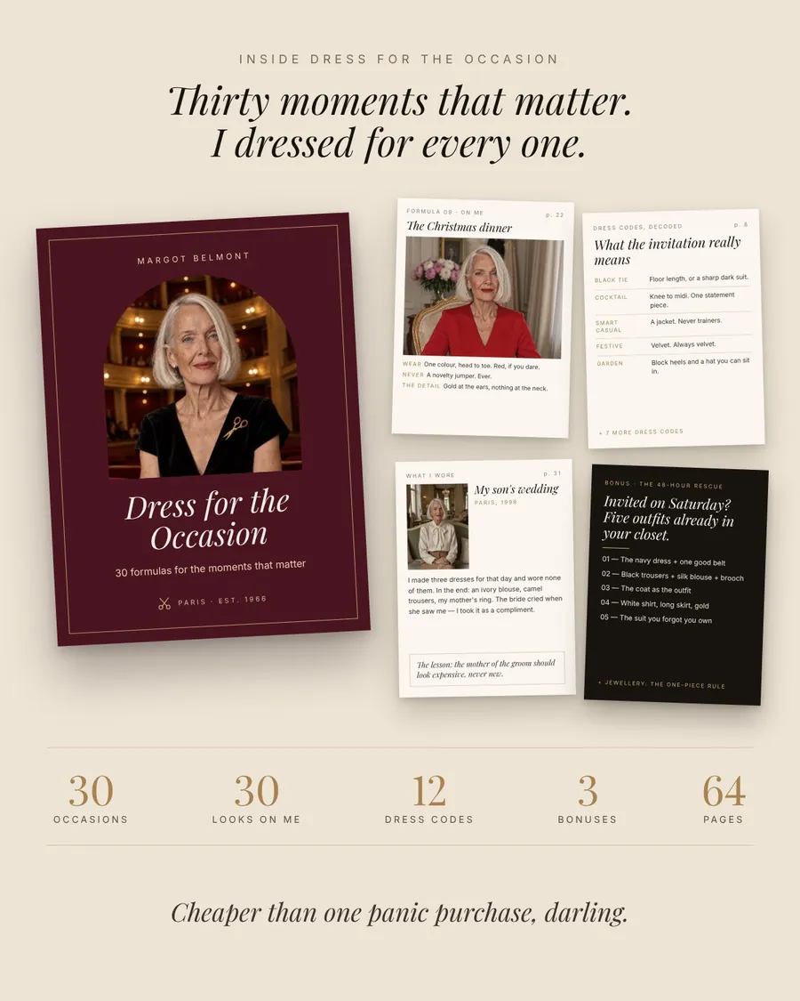 Pages from inside Dress for the Occasion