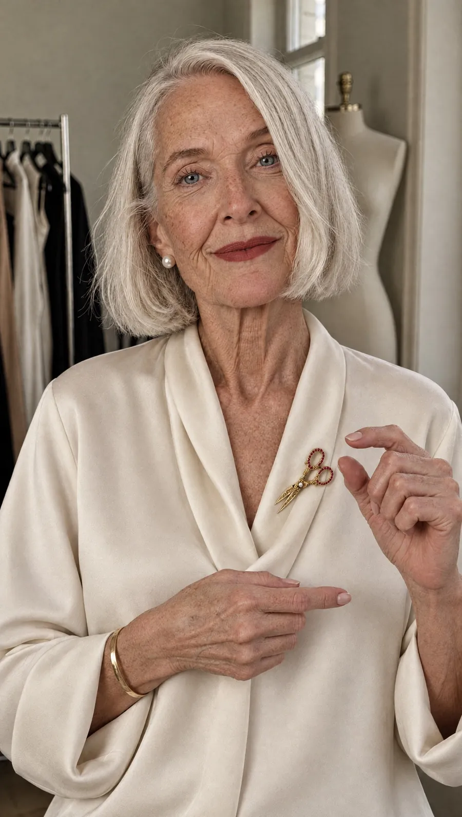Margot Belmont in her Paris atelier
